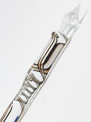 Glasfeder Edition "Ars Vitri" schwarz/gold