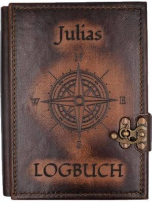 Personalisiertes Notizbuch 'Kompass'